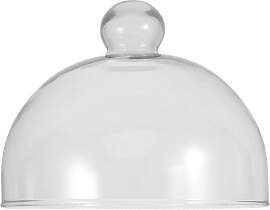 KICHOUSE Transparente Glas Kuppel 18cm