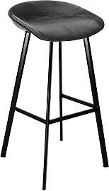 Kick Barhocker Finn - 80cm - Dunkelgrau