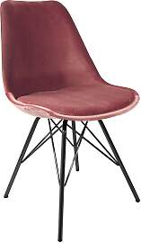 Kick Schalenstuhl Velvet - Rosa - Rosa