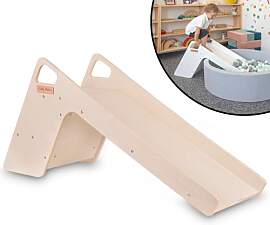 KiddyMoon Kinder Rutsche Aus Holz Stabile