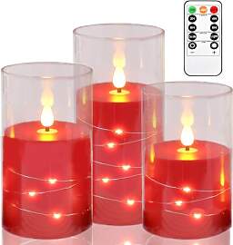 Kiexung LED-Kerzen, batteriebetriebenes