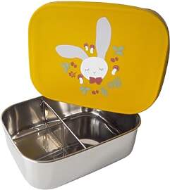 kikadu Brotdose Hase Senfgelb - Kindergeschirr,