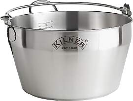 KILNER | großer Einkochtopf aus Edelstahl, 8 Liter