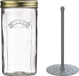 Kilner Weithals Glas mit Deckel und Heber |