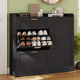 KIMENICH Schuhschrank mit 2 Klappen, Schuhkipper