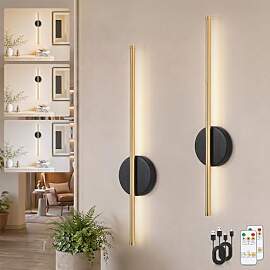 Kimjo 60cm LED Wandleuchte Innen Akku, USB-C