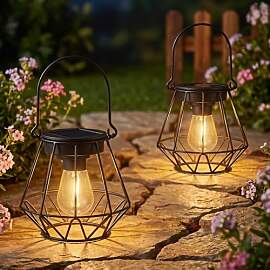 Kimjo Solarlampen für Außen Hängend/Stehend,