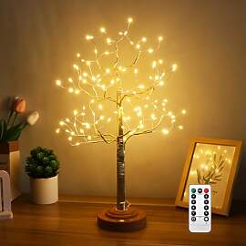 Kinamy Led Baum Lampe, Lichterkette Baum 108 LED