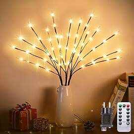 Kinamy Lichterbaum, 3er Set Led Baum 60 LED 8 Modi 