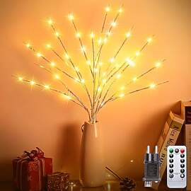 Kinamy Lichterbaum, 3er Set Led Baum 60 LED 8 Modi 