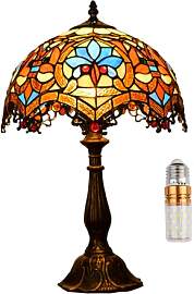 Kinbolas Tischlampe im Tiffany Stil,Vintage