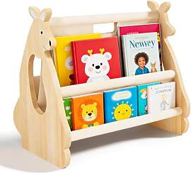 Kinder Bücherregal aus Holz, Bücherregal Kinder, 