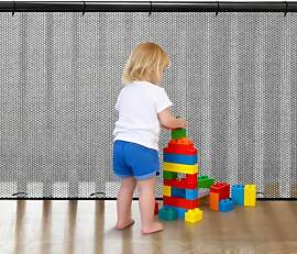 Kinder Sicherheitsnetz 300x90cm Schwarz, Outdoor