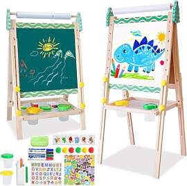 Kinder Spiel Tafel aus Holz|Verstellbare