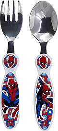 KINDERBESTECK AUS METALL. 2 STÜCK | SPIDERMAN