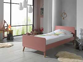 Kinderbett Billy 90x200 cm Rosa mit Lattenrost