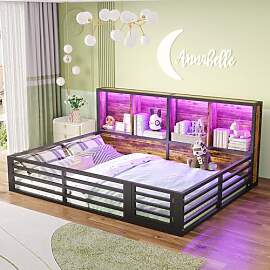 Kinderbett Bodenbett 140x200, Montessori Bett mit