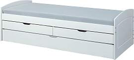 Kinderbett INTER LINK, weiß, weiß, weiß, B:98cm 