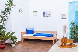 Kinderbett / Jugendbett Benedikt Buche Vollholz
