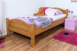 Kinderbett / Jugendbett Buche massiv Vollholz