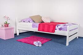 Kinderbett / Jugendbett Kiefer massiv Vollholz