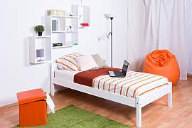 Kinderbett / Jugendbett Kiefer massiv Vollholz