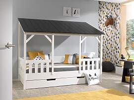 Kinderbett VIPACK "Hausbett, aus MDF und