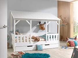 Kinderbett VIPACK "Hausbett, aus MDF und