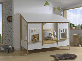 Kinderbett VIPACK "Hausbett, aus MDF und
