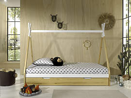 Kinderbett VIPACK "TIPI, Kiefer massiv,
