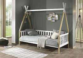 Kinderbett VIPACK "Tipi, mit Querstange in