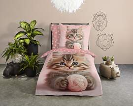 Kinderbettwäsche GOOD MORNING "Chat",