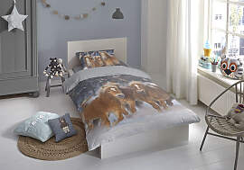 Kinderbettwäsche GOOD MORNING "Happy