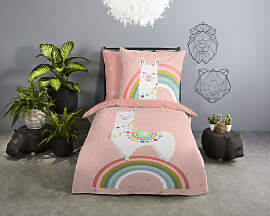 Kinderbettwäsche GOOD MORNING "Llamaa", 