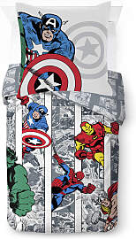 Kinderbettwäsche MARVEL "Marvel Comics