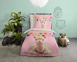 Kinderbettwäsche "Relaxing", rosa, B/L: 