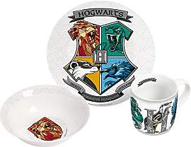 Kindergeschirr HP Hogwarts 3teilig, Porzellan,