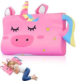Kinderkissen, Calmly Einhorn Kissen Kinder,