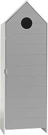 Kinderkleiderschrank Casami Grau/Weiß