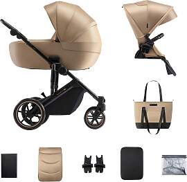 Kinderkraft Kombikinderwagen PRIME 2 2in1 beige