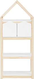 Kinderregal Babyzimmer Regal Hausform mit vier