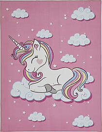 Kinderteppich ANDIAMO "Einhorn", pink,