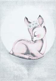 Kinderteppich Bambi Pink ca. 140x200cm