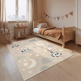 Kinderteppich HANSE HOME "Dreamy Panda", 
