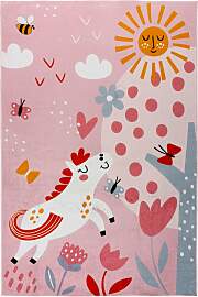 Kinderteppich KAYOOM "Wonder 126", rosa, 