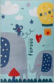 Kinderteppich KAYOOM "Wonder 130", blau, 