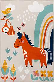 Kinderteppich KAYOOM "Wonder 132", bunt, 