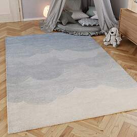 Kinderteppich SMART KIDS "Mika", blau,