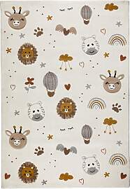 Kinderteppich Sunny 1 in Beige/Braun ca. 120x170cm