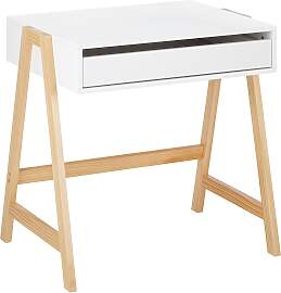 Kindertisch Pino Weiß Echtholz/MDF ca. 60x45 cm